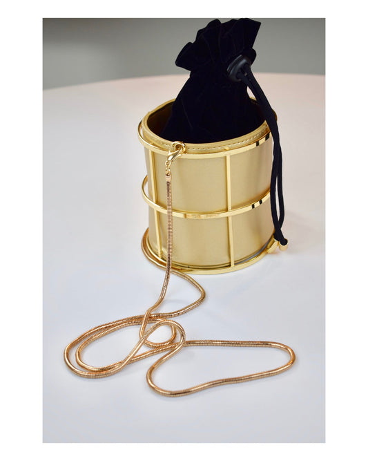 Gold Bucket purse